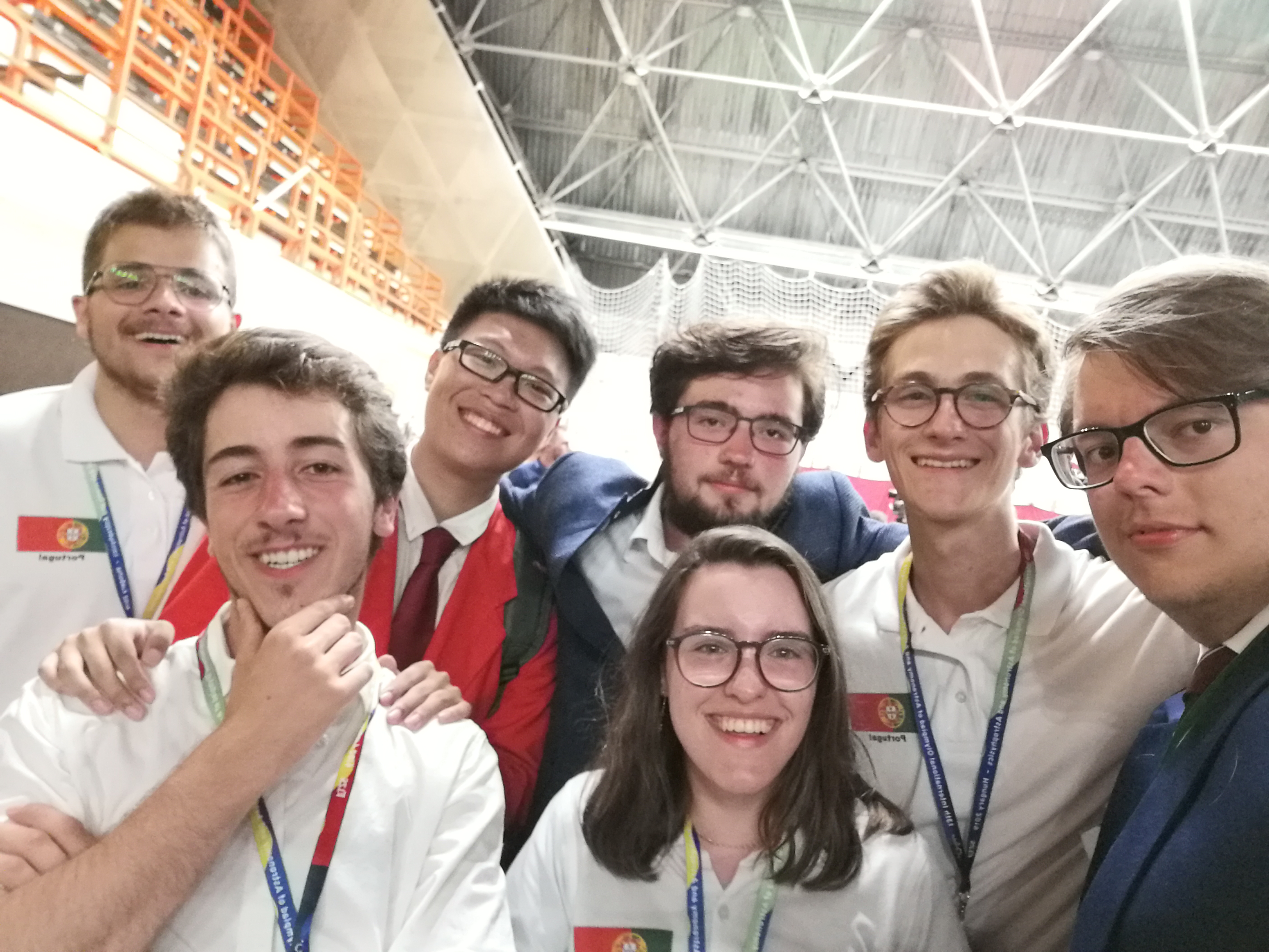 Zlatan Vasović among friends at the International Olympiad on Astronomy and Astrophysics (IOAA) 2019 in Hungary